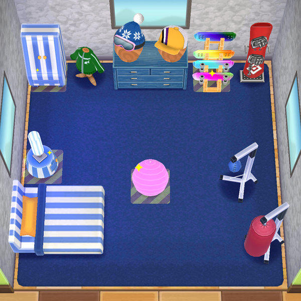 Sports Fanatic Room 2 Animal Crossing Pocket Camp Wiki