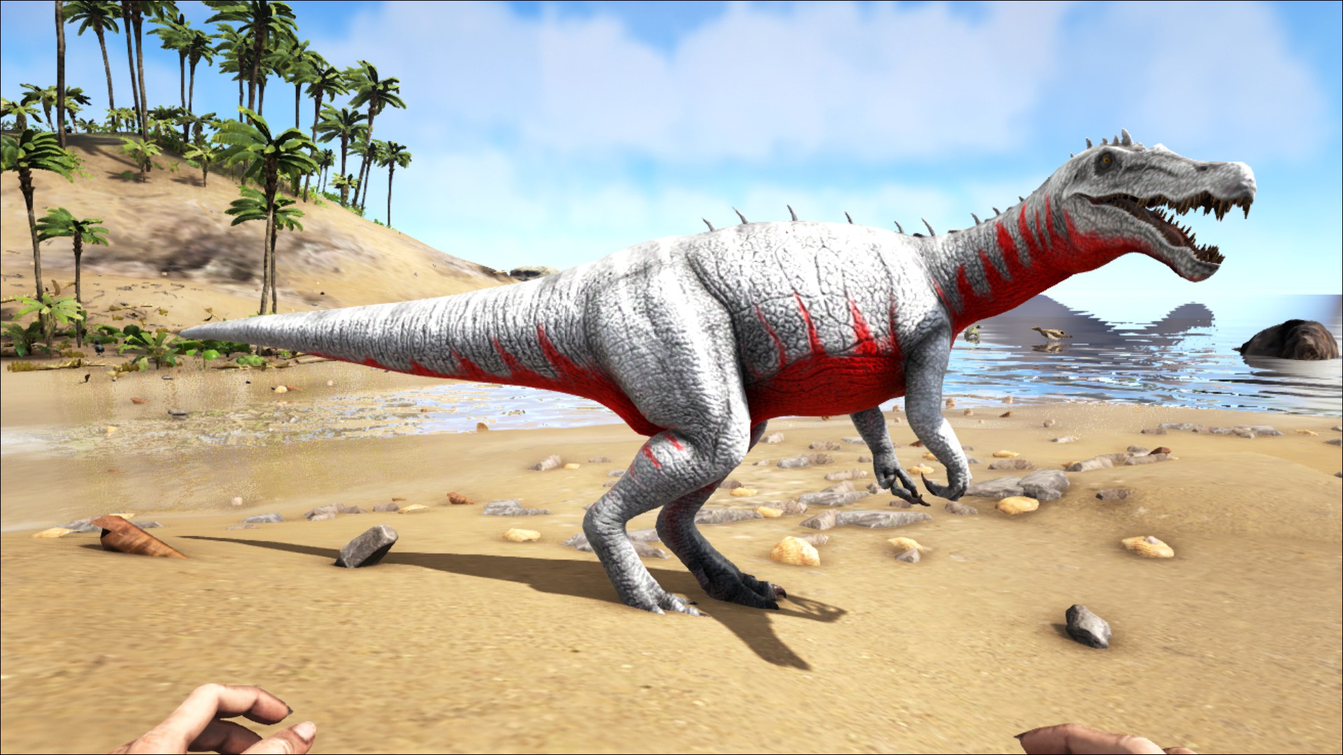 What does a baryonyx eat ark