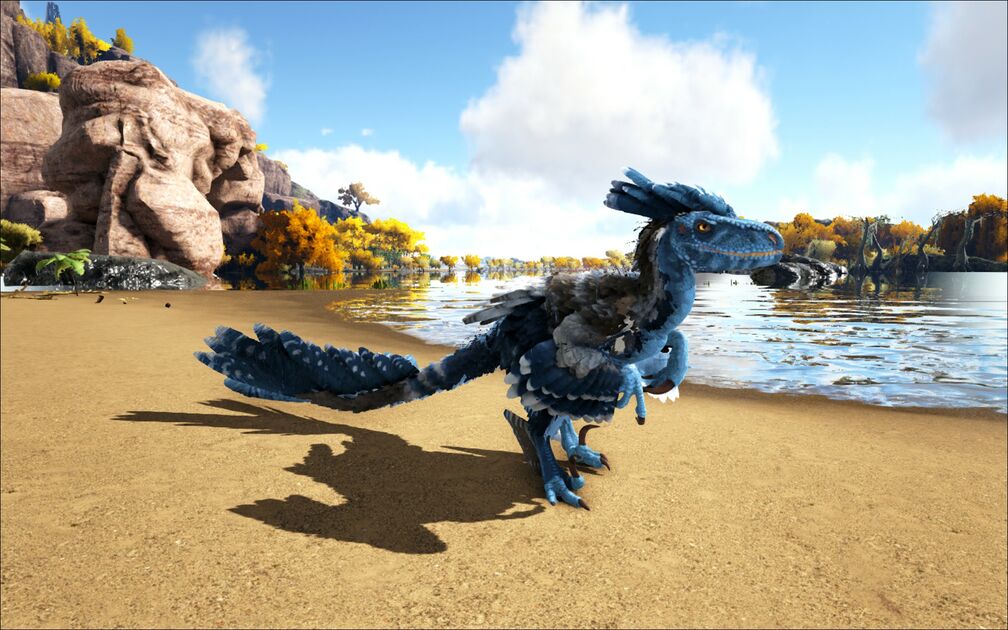 Elemental Ice DeinoNychus (Wild) Official ARK Survival Evolved Wiki