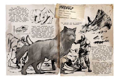 direwolf official ark survival