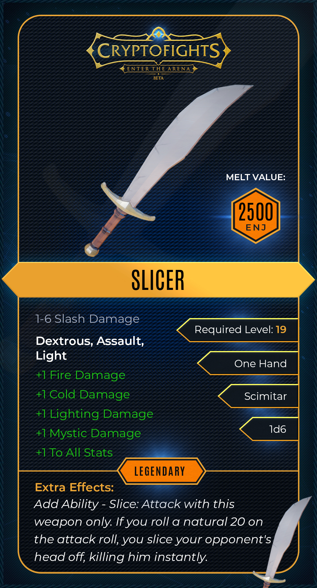 Slicer Official CryptoFights Wiki