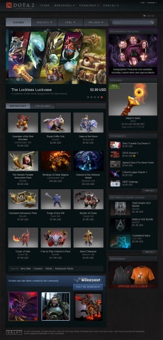Dota 2 Store
