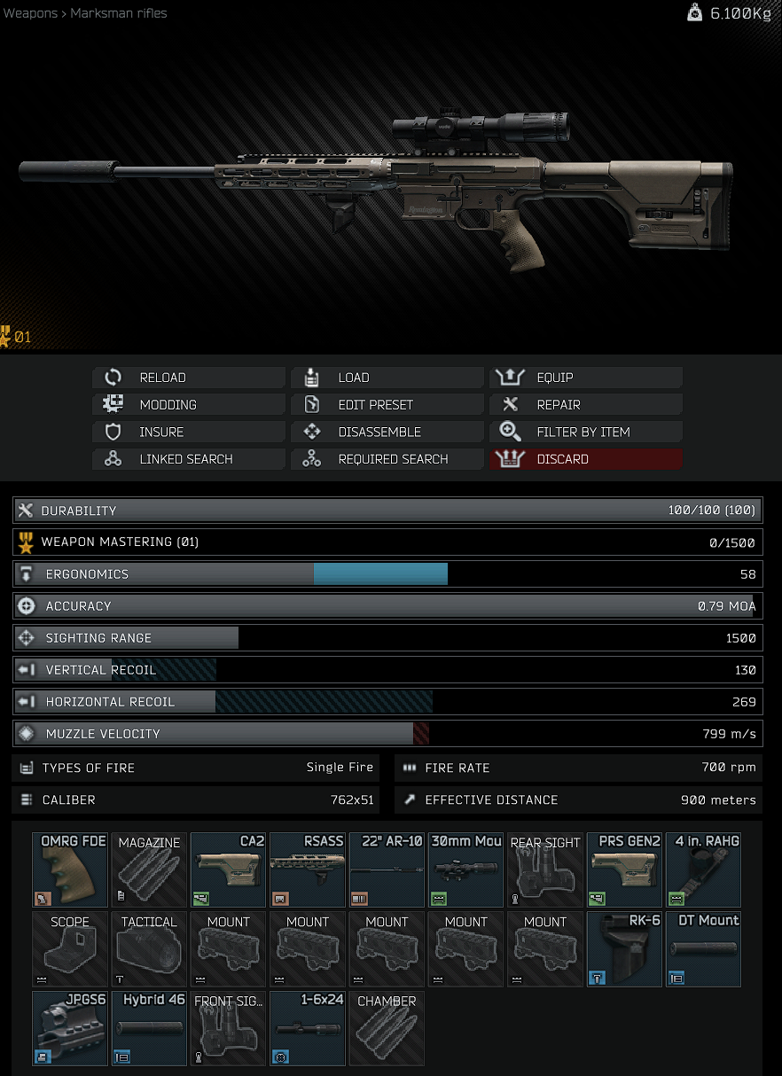 Armurier Partie 6 — Escape from Tarkov Wiki