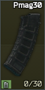 Pmag 30 AK74 GEN M3 5,45x39 tár AK és variánsokhoz, 30 lőszer kapacitás