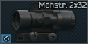 Monstrum Compact prism scope 2x32
