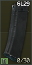 6L29 30 töltényes 5,56x45mm-es tár AK-101 és vele kompatibilis rendszerekhez