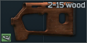 ADAR 2-15 wooden stock