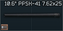 10.6" barrel for PPSH-41 7.62x25