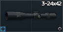 Optical scope March Tactical 3-24x42 FFP