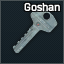 Key to Goshan cash register