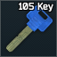 Dorm Room 105 Key