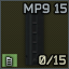 Standard 9x19 15-round magazine for MP9