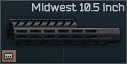 Midwest 10.5 inch M-LOK foregrip for MPX