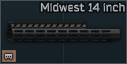 Midwest 14 inch M-LOK foregrip for MPX