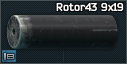 Rotor 43 9x19 csőszályfék