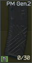 HK PM Gen.2 5,56x45 kaliberű 30 töltényes STANAG tár