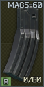 60-round MAG5-60 5.56x45 STANAG magazine