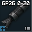 Freno de boca IzhMash 6P26 0-20 para AKS-74U de 5,45x39 mm