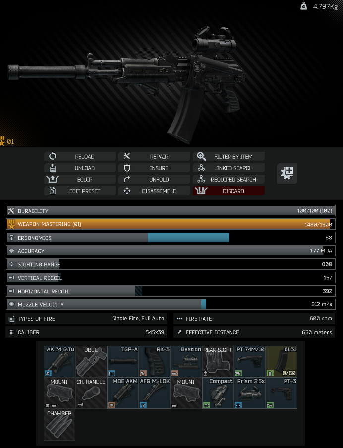 Armurier Partie 10 — Escape from Tarkov Wiki