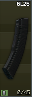 45-round 6L26 5.45x39 magazine for AK-74 and compatibles