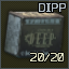 20 pcs. 9x19 mm DIPP ammo box