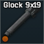 Threaded barrel for Glock 9x19 manufactured by Lone Wolf.