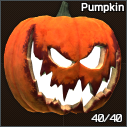 Jack-o'-lantern tactical pumpkin helmet