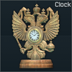 Wooden clock
