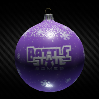 Christmas Tree Decoration Ball Violet The Official Escape From
