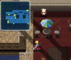 Quest marker for Grandport Moogle