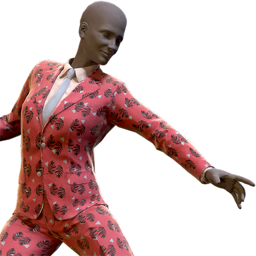 tropical pantsuit
