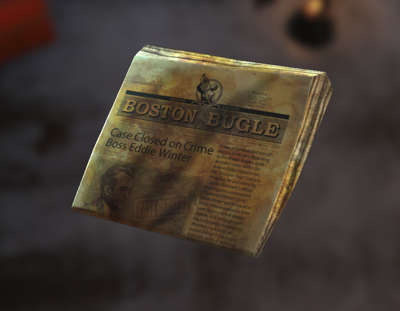 Folded Boston Bugle The Vault Fallout Wiki Everything you need to