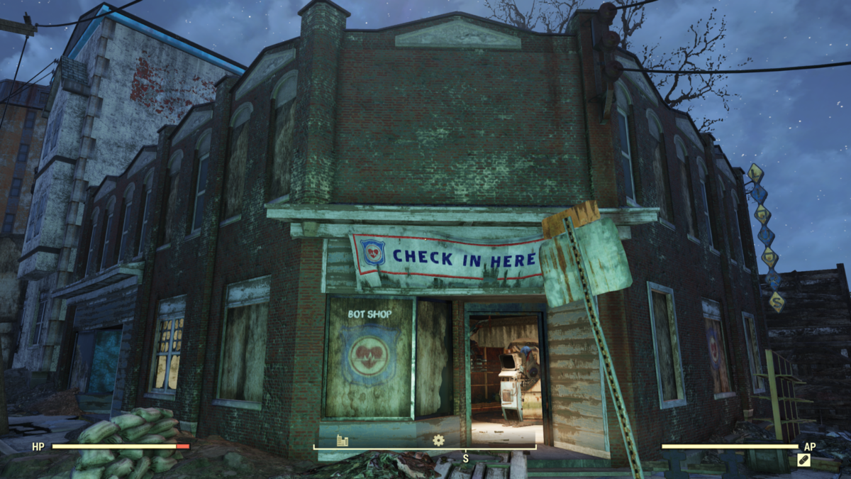 Liquor Store Responders Headquarters and Roof Shack The Vault