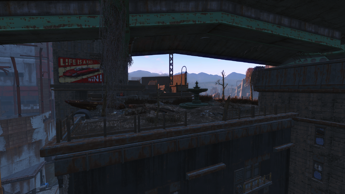 Haymarket Mall garden terrace The Vault Fallout Wiki Everything you