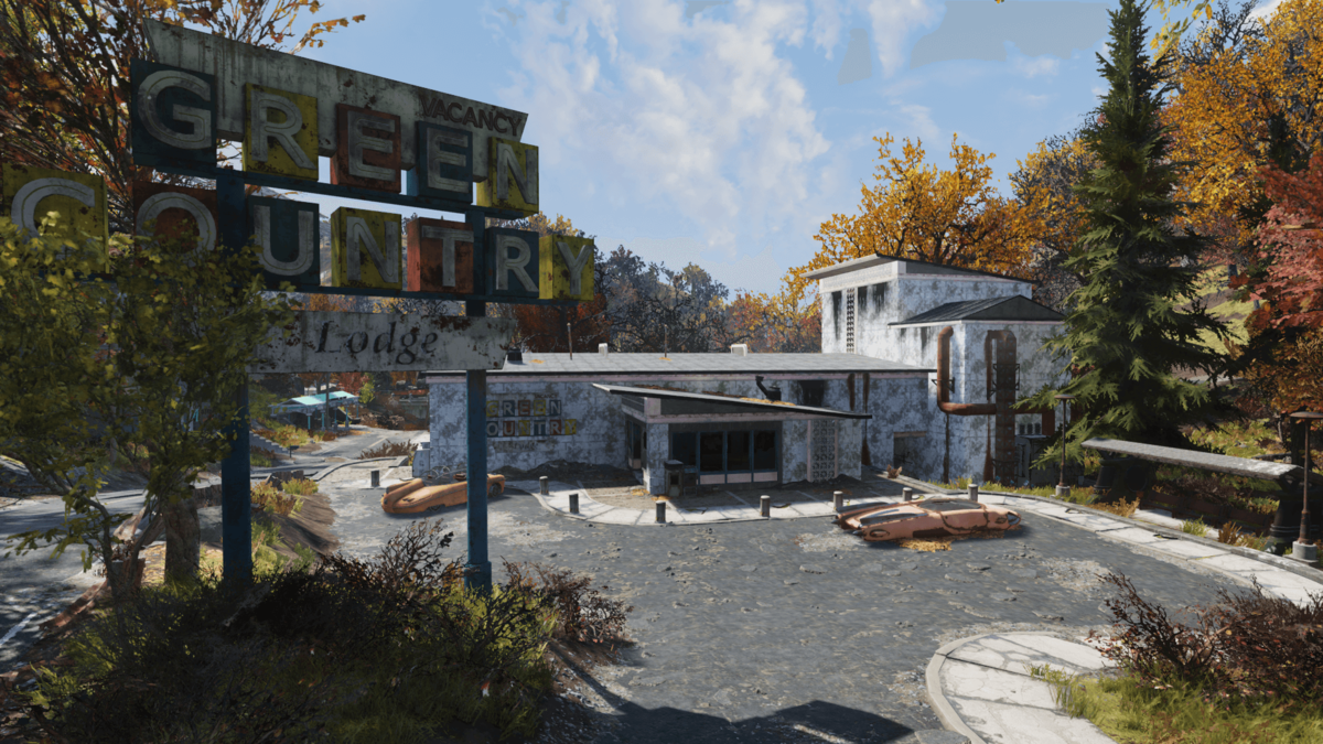 Green Country Lodge The Vault Fallout Wiki Everything you need to