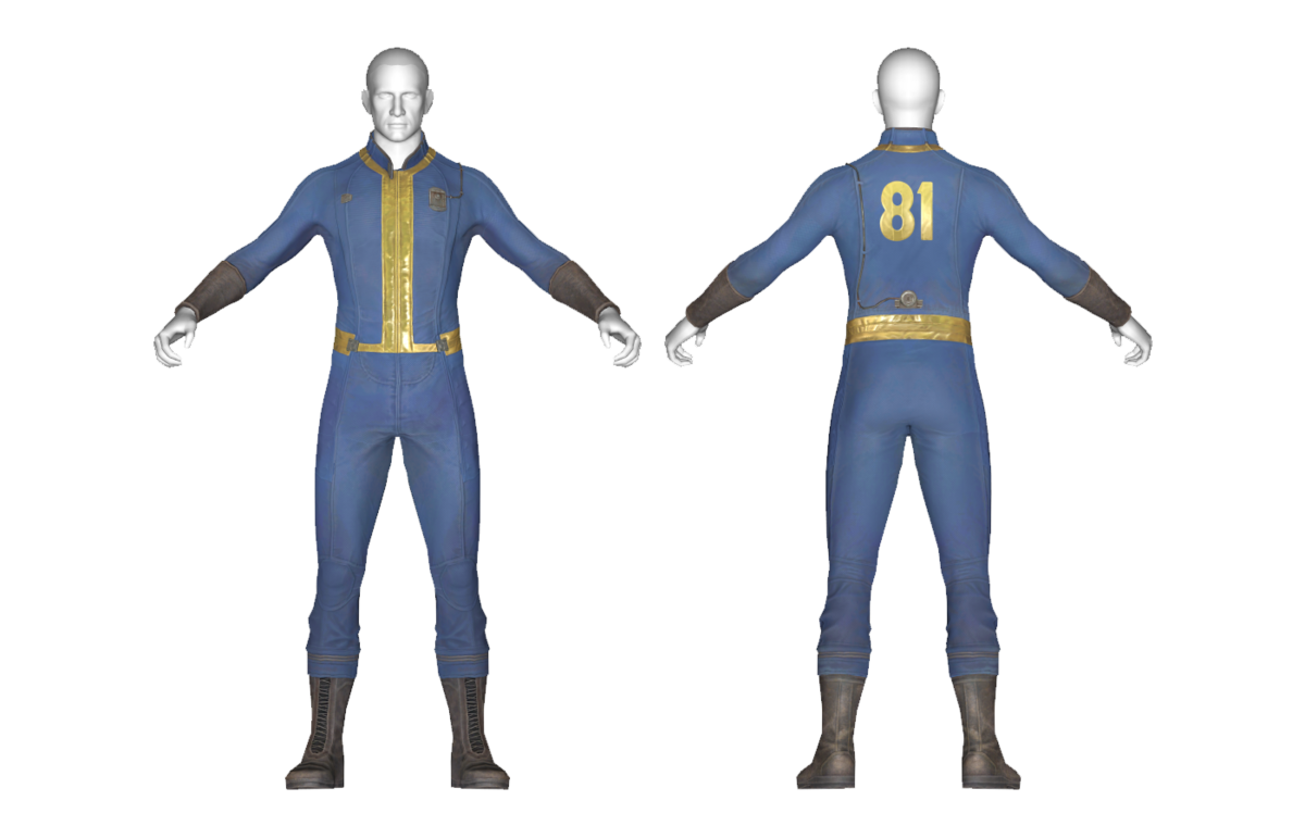 Vault 81 jumpsuit (new) The Vault Fallout Wiki Everything you need