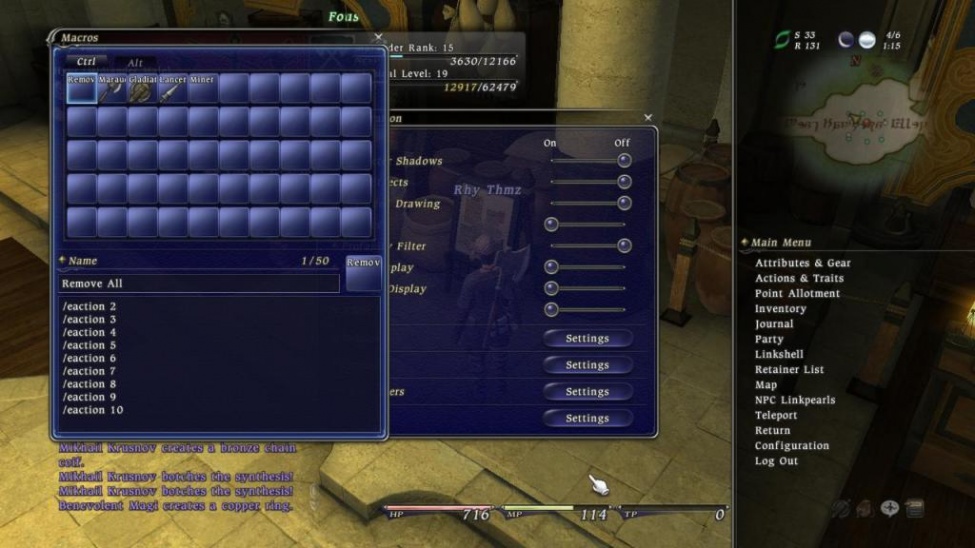 Macro Guide Final Fantasy XIV A Realm Reborn (FFXIV) Wiki