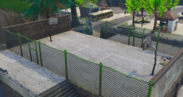 Tilted Towers Fortnite Wiki - tilted towers hoops png