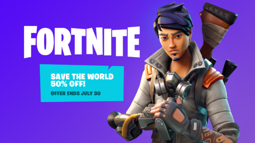 50 sale promotional image - fortnite founders pack differences