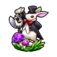 Lucky Rabbit Figurine Piece