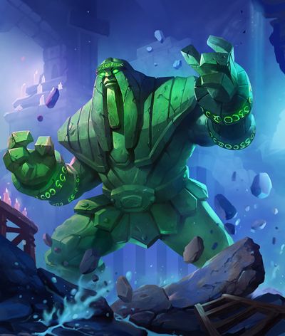 stone golem hearthstone wiki title page for report