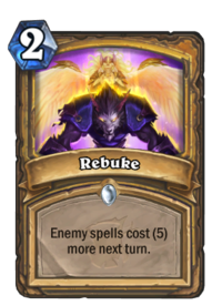 Tech Card Hearthstone Wiki Rebuke 89350 Png