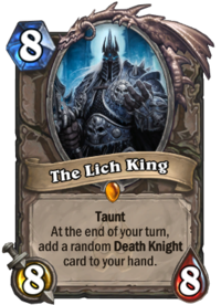 the lich king hearthstone