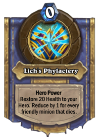 Lich's Phylactery - Hearthstone Wiki