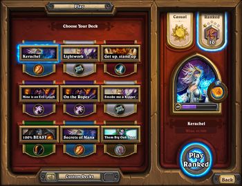 Hearthstone casual matchmaking