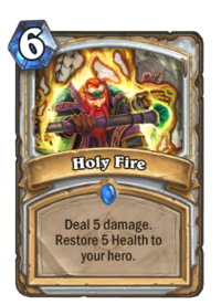 Image result for holy fire hearthstone