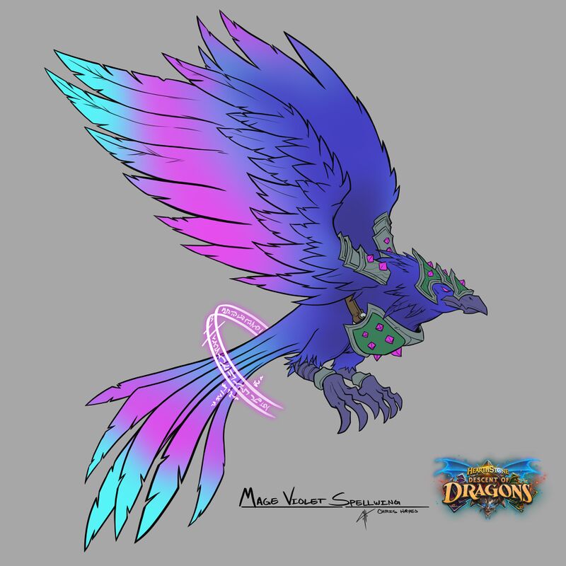 Violet Spellwing Hearthstone Wiki