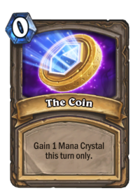 Kết quả hình ảnh cho the coin hearthstone