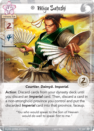 miya satoshi legend of the five rings wiki title page for report