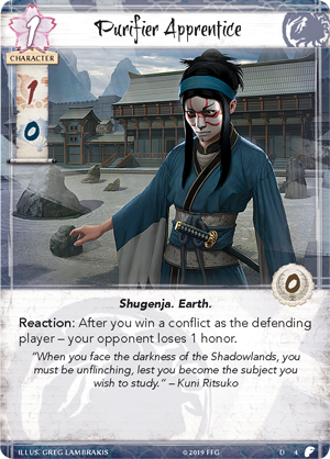 Purifier Apprentice - Legend of the Five Rings Wiki